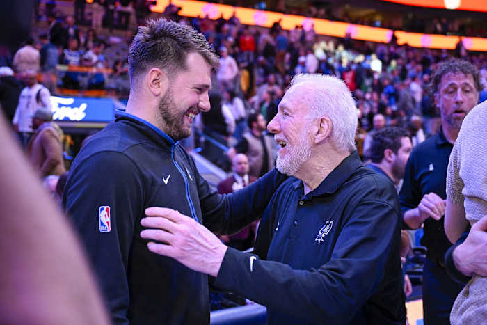 Luka Doncic, Dallas Mavericks, Gregg Popovich, San Antonio Spurs
